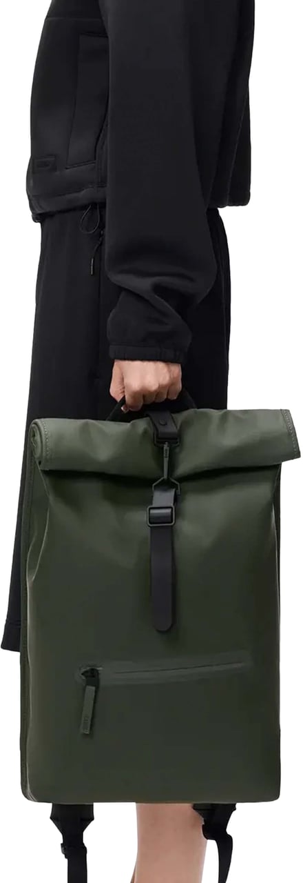 Rains Rolltop Rugzak W3 Groen