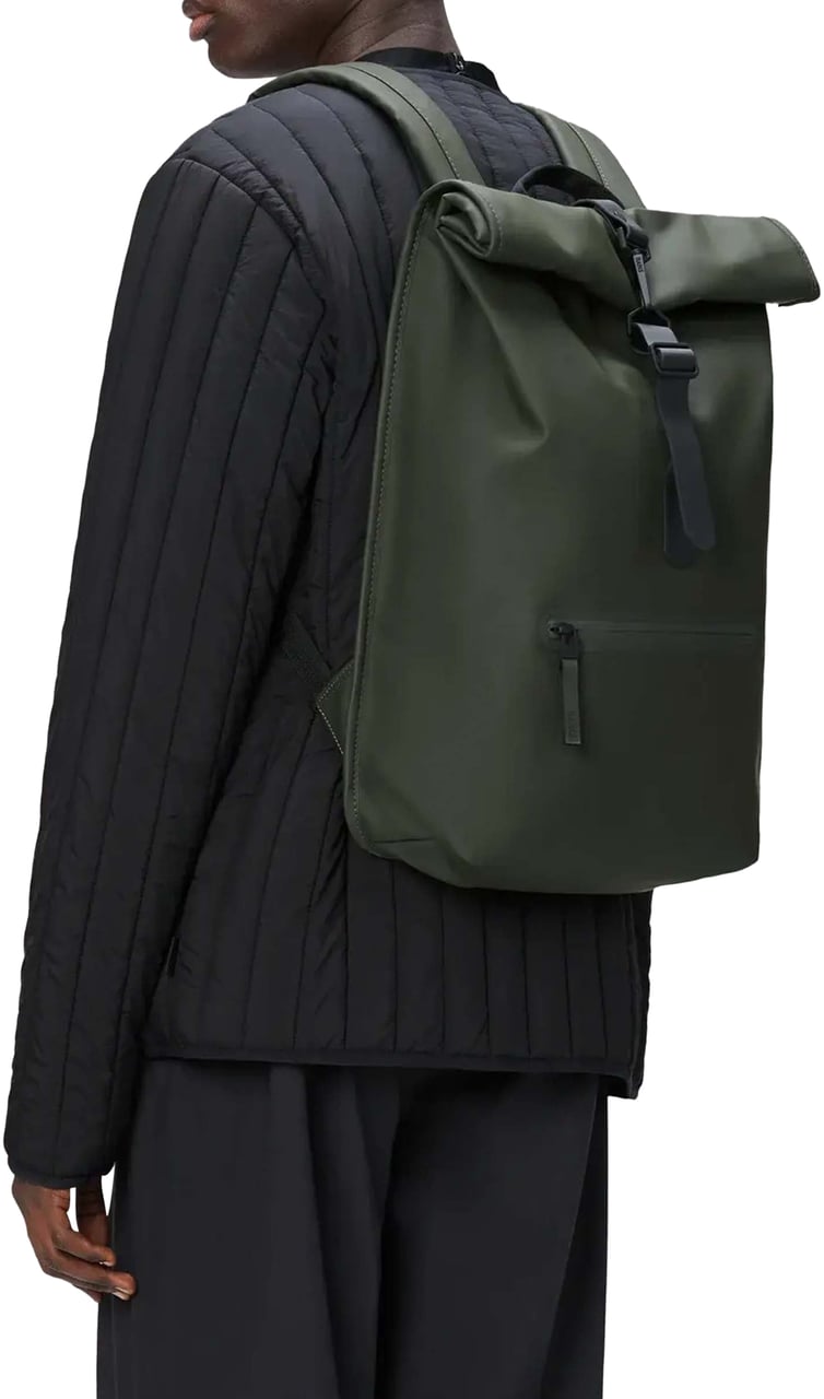 Rains Rolltop Rugzak W3 Groen