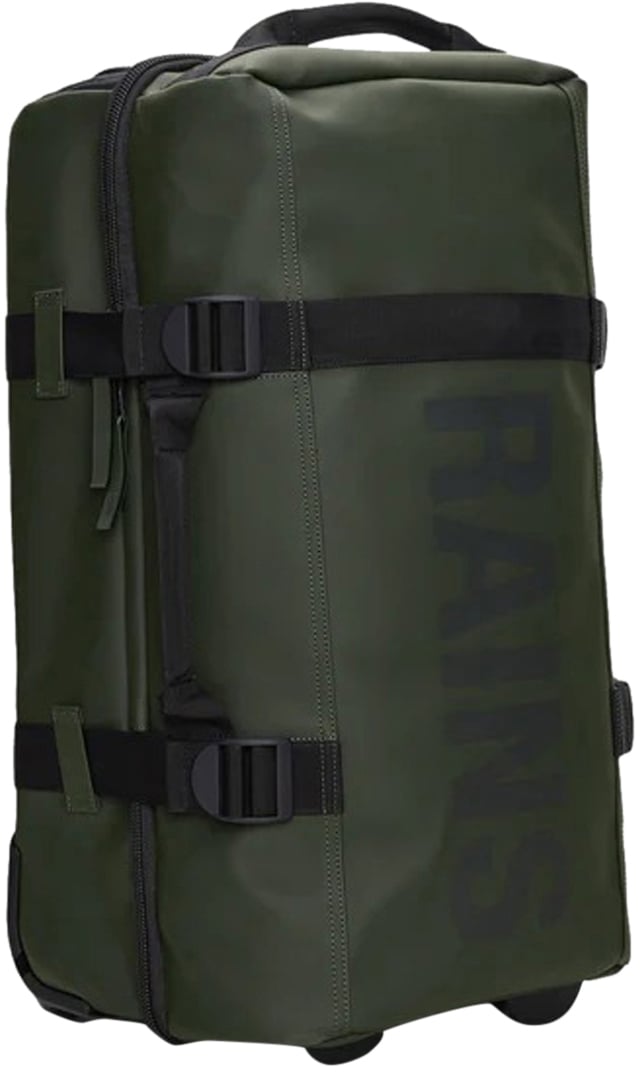 Rains Suitcases Green Donkergroen