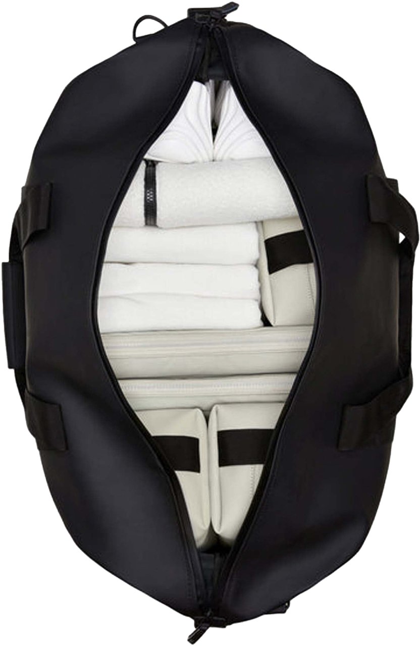 Rains Hilo Weekend Bag W3 Black Zwart