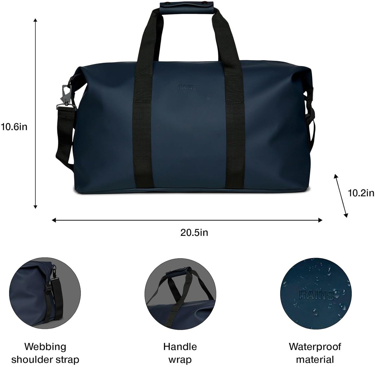 Rains Bags Blue Blauw