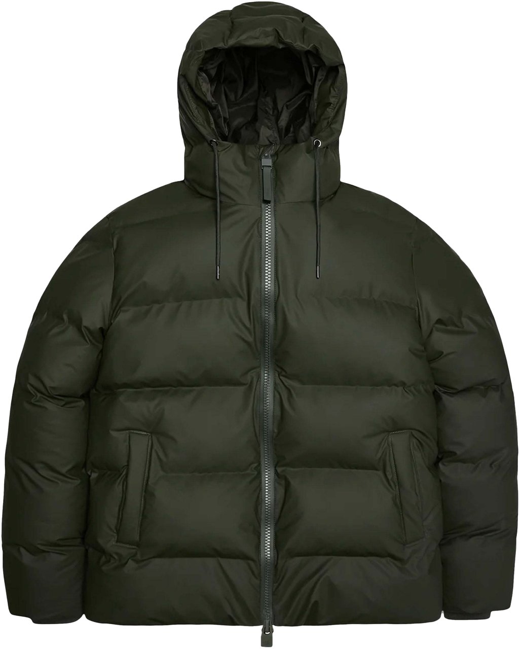Rains Alta Puffer Jas W3T3 Groen
