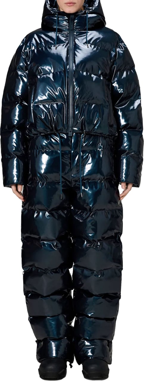 Rains Rains Alta Short Puffer Jacket W3t3 Regenjas Blauw 15150 Blauw