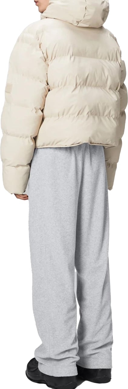 Rains Rains Alta Short Puffer Jacket W3t3 Regenjas Creme 15150 Beige