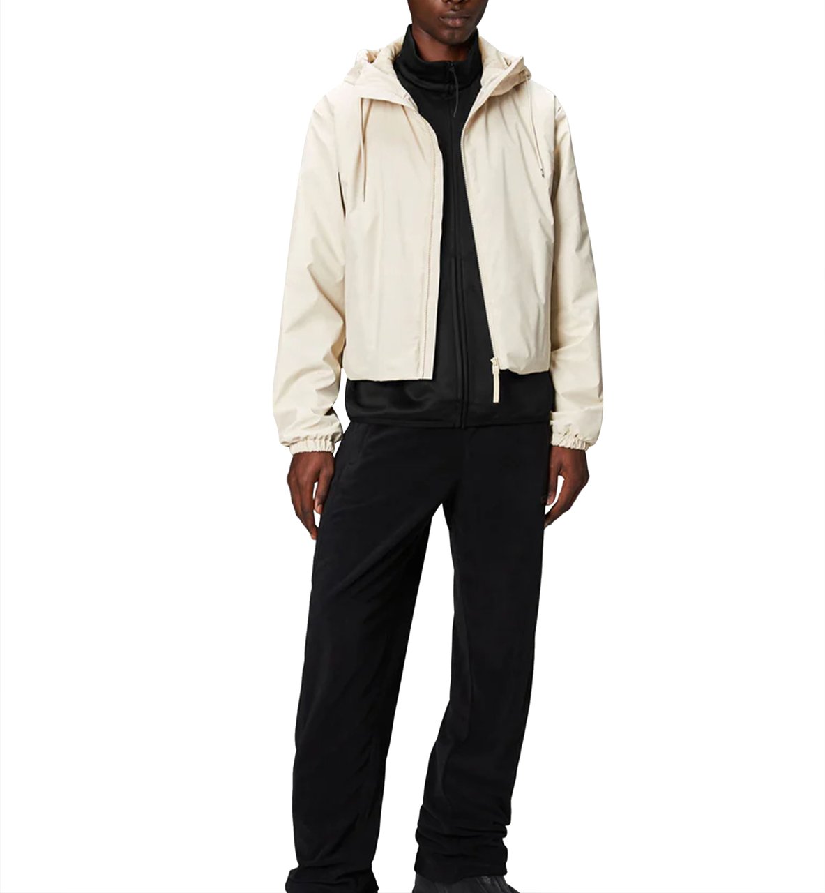 Rains Rains Lohja Short Insulated Regenjas Beige 15780 Beige