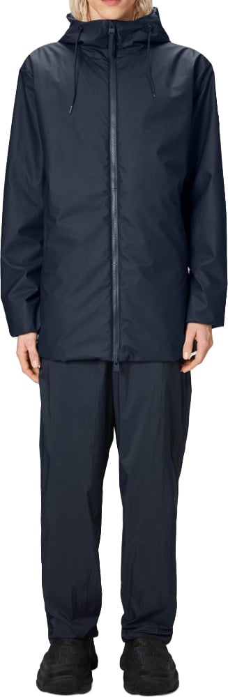 Rains Rains Lohja Long Insulated Regenjas Donkerblauw 15790 Lohja Long Insulated Blauw