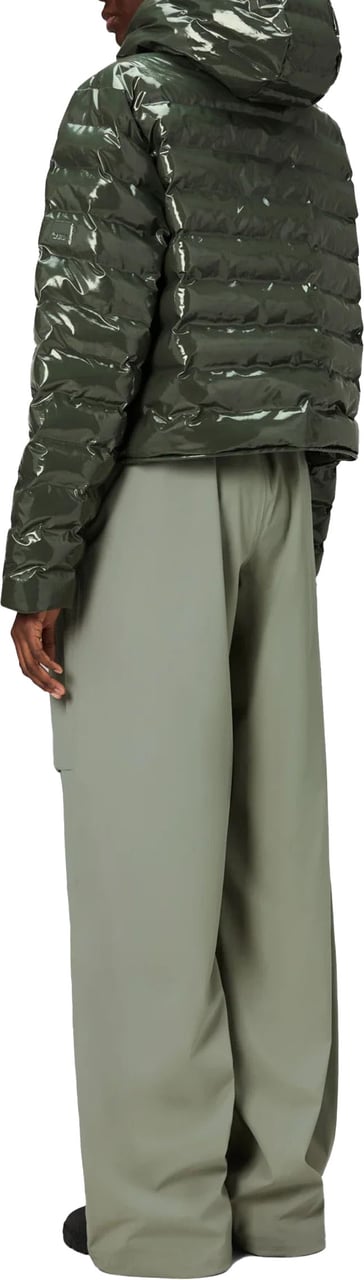Rains Rains Lohja Short Puffer Jacket W3t2 Puffer Jassen Groen 15820 Groen