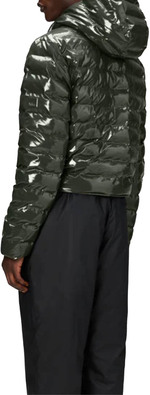 Rains Rains Lohja Short Puffer Jacket W3t2 Puffer Jassen Groen 15820 Groen
