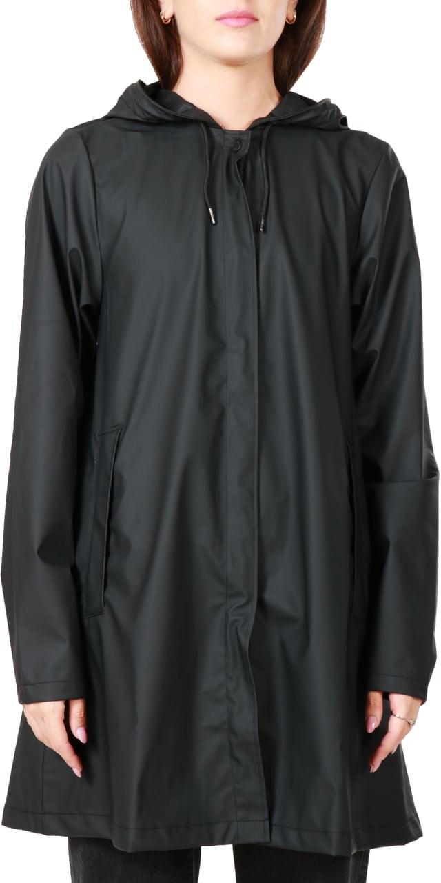 Rains Coats Black Zwart