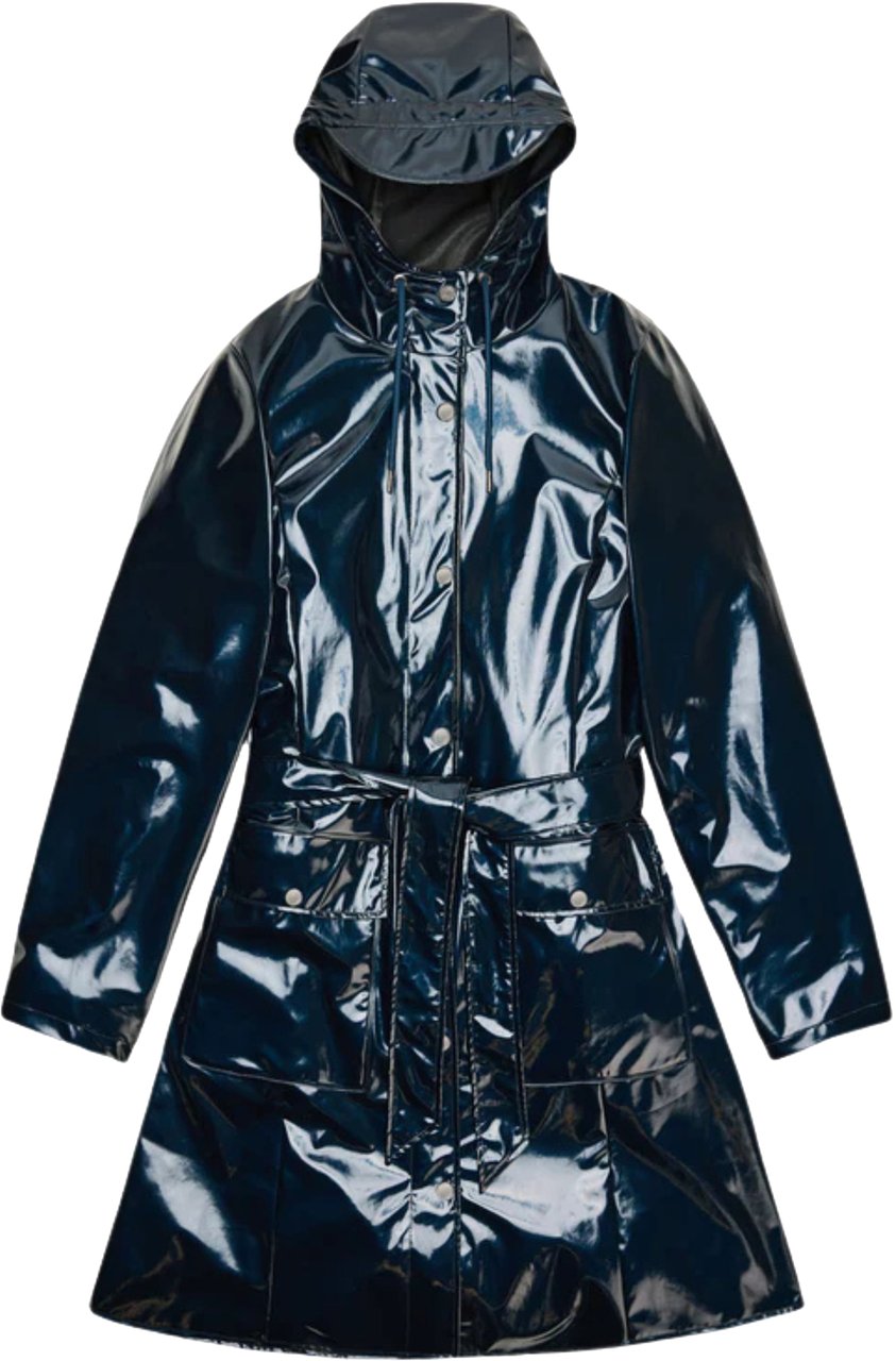 Rains Rains Curve W Trenchcoats Blauw 18130 Curve W Blauw