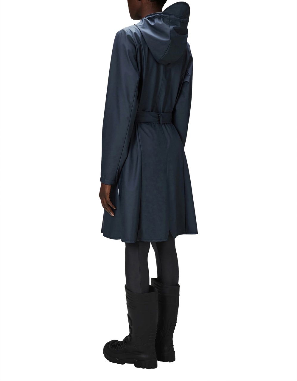 Rains Rains Curve W Trenchcoats Donkerblauw 18130 Curve W Blauw