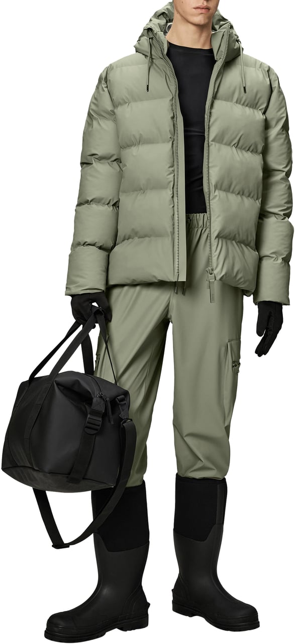 Rains Giacca Alta Puffer W3 Verde Groen