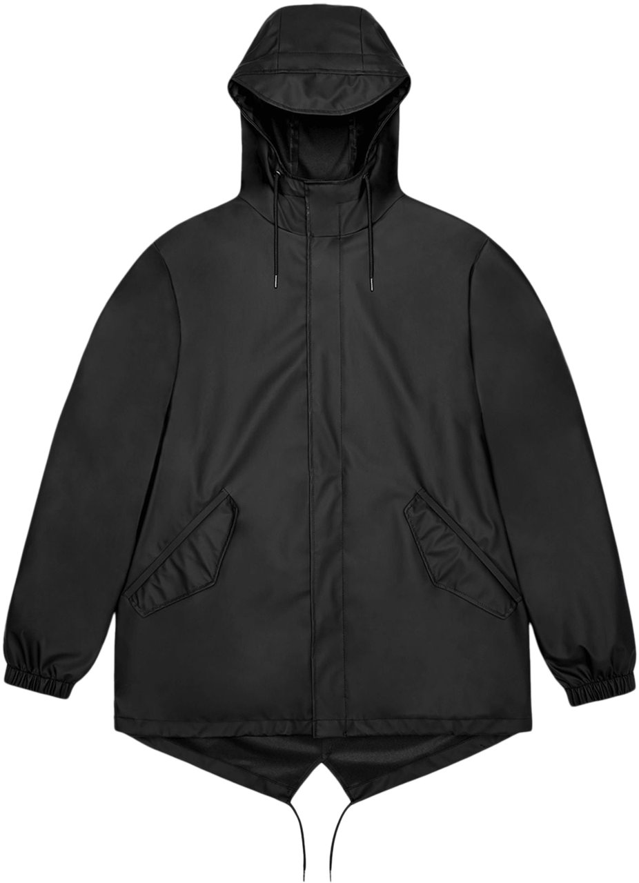 Rains Giacca Fishtail W3 Nera Zwart