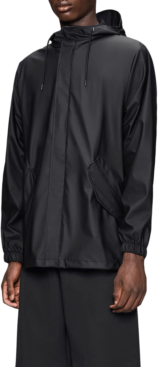 Rains Giacca Fishtail W3 Nera Zwart