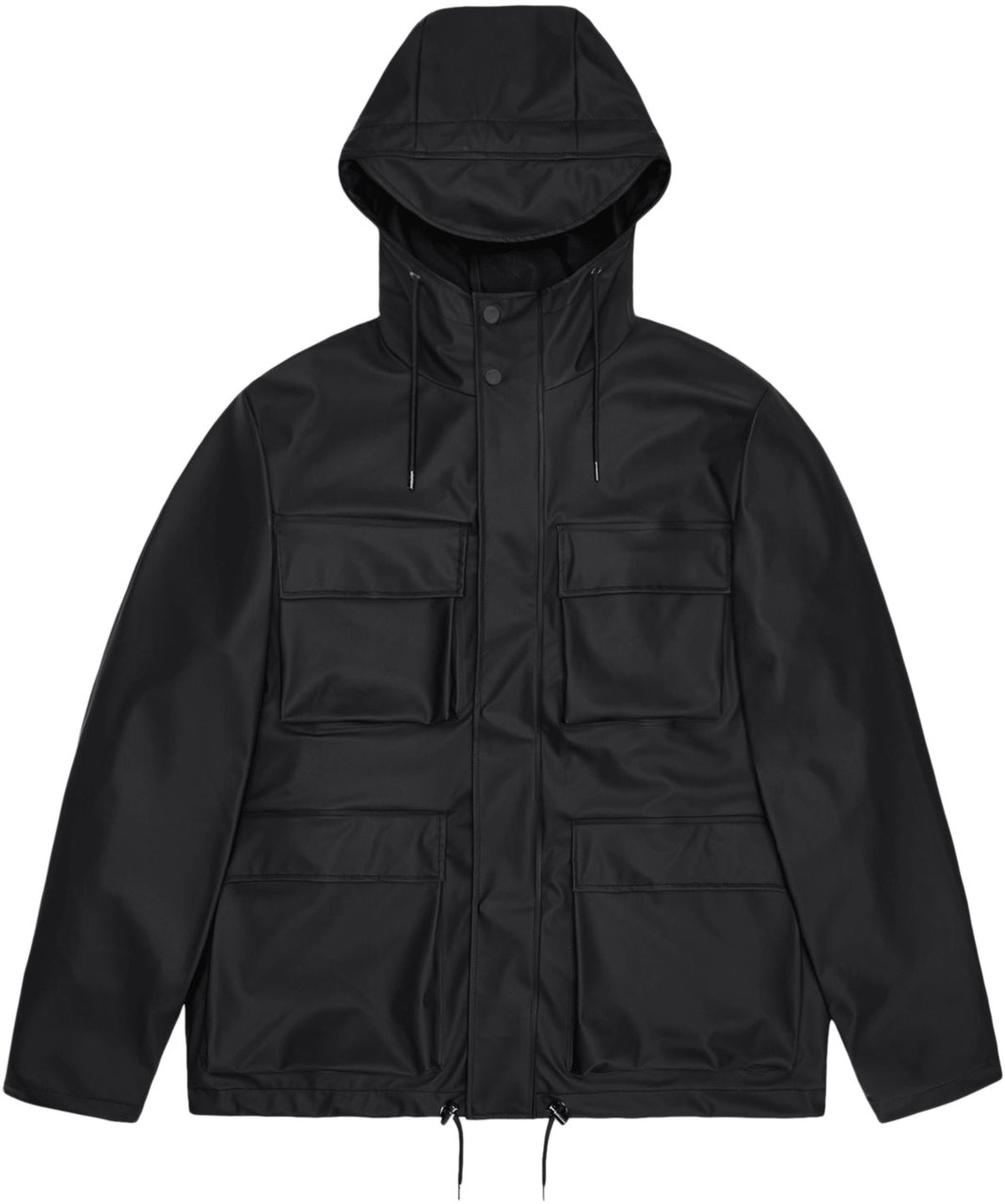 Rains Giacca Pocket Nera Zwart