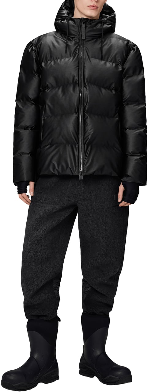 Rains Giacca Puffer Alta W3 Black Grain Divers