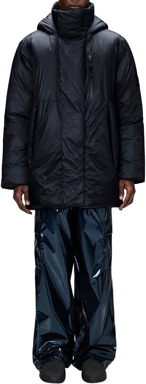 Rains Giacca Torna Insulated Long Navy Divers