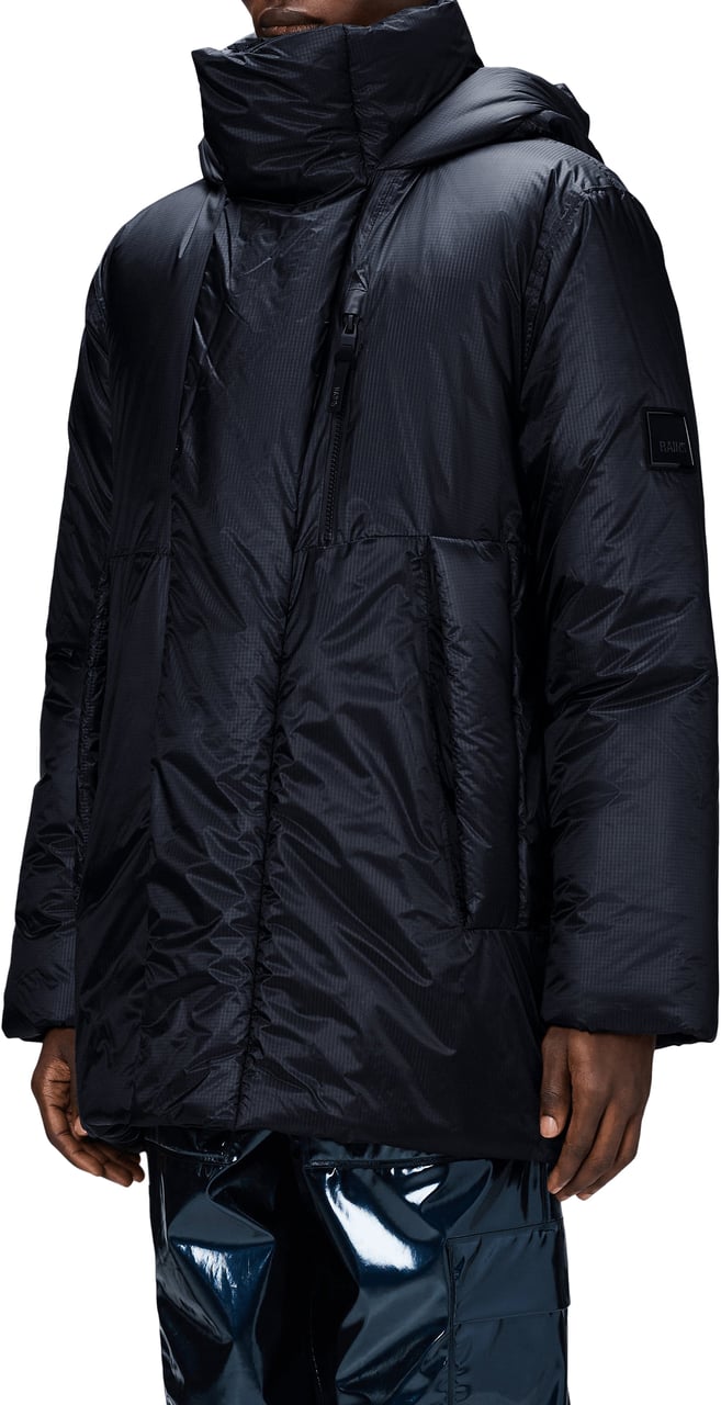 Rains Giacca Torna Insulated Long Navy Divers