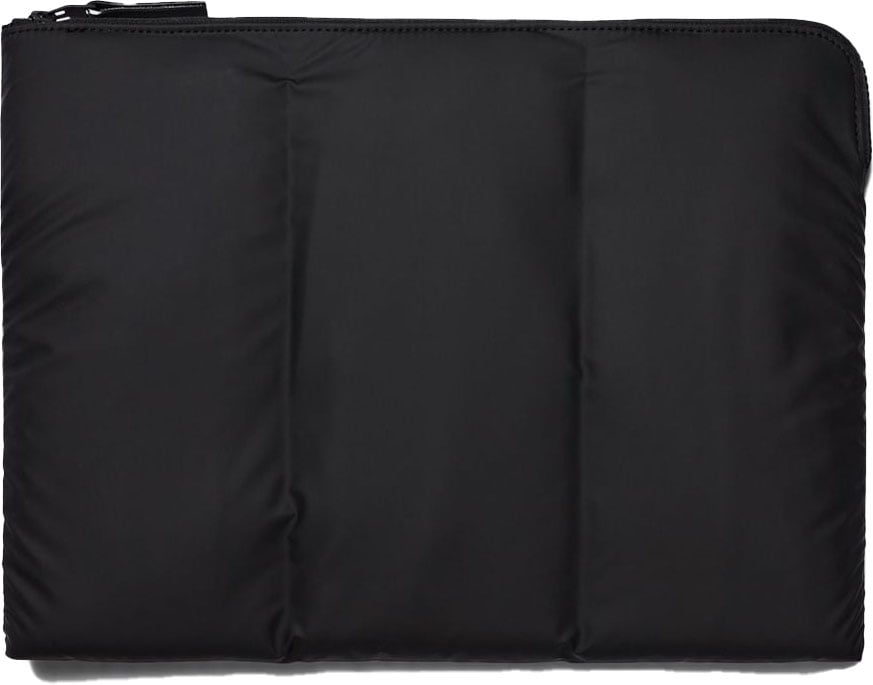 Rains Puffer Laptop Cover 15"/16" Nera Zwart