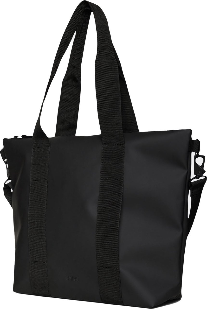 Rains Tote Bag Mini W3 Nera Zwart