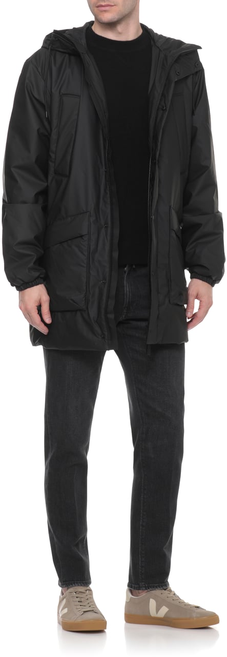 Rains Coats Black Zwart