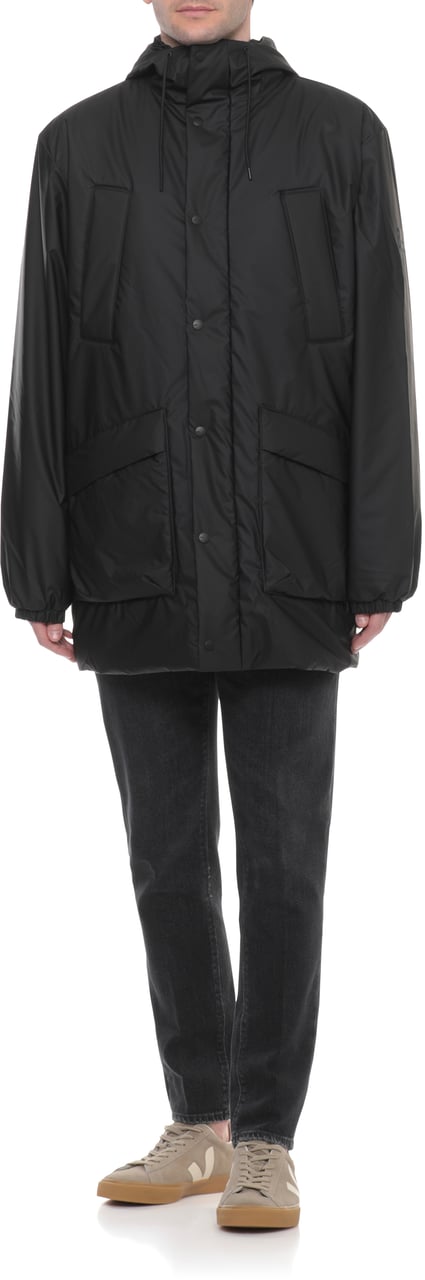 Rains Coats Black Zwart
