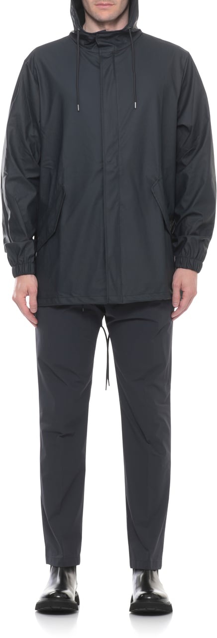 Rains Coats Nero Zwart