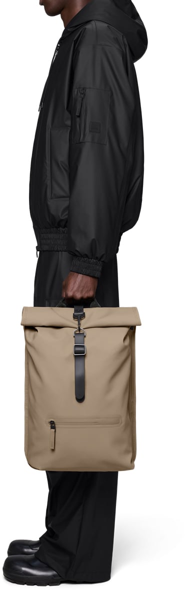 Rains Rolltop - Tas - Beige Beige