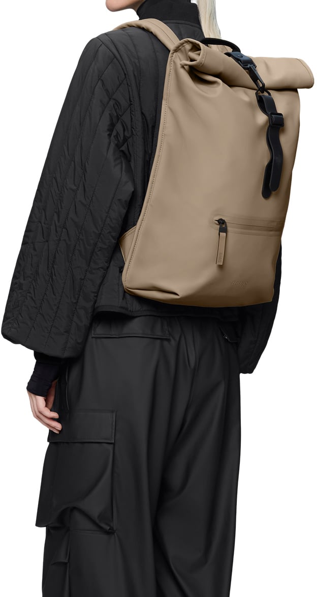 Rains Rolltop - Tas - Beige Beige