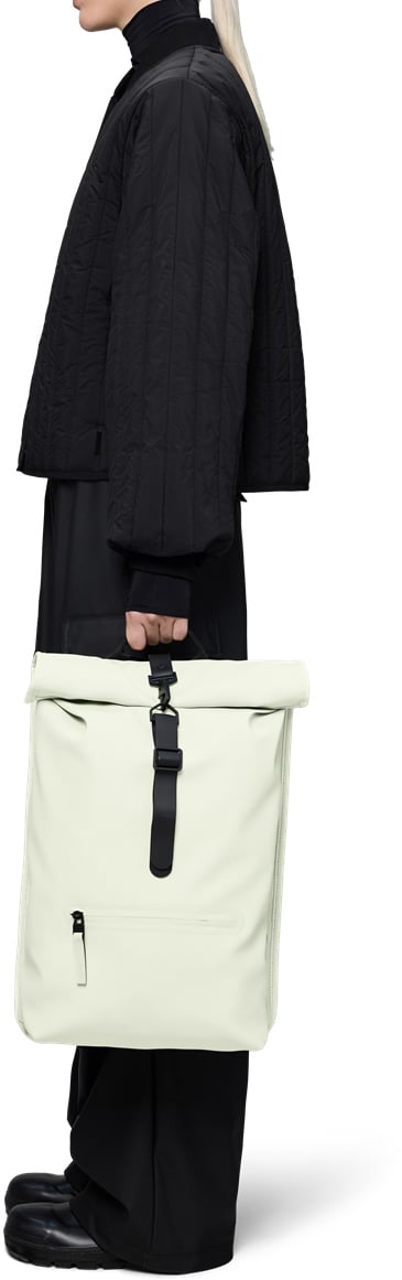 Rains Rolltop - Tas - Wit Wit