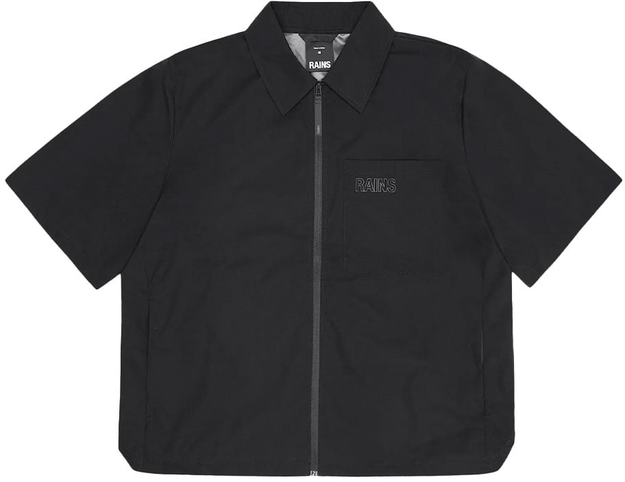 Rains rains mito manche courte noir Zwart