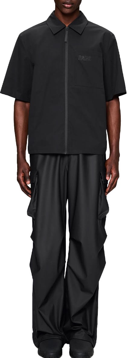 Rains rains mito manche courte noir Zwart