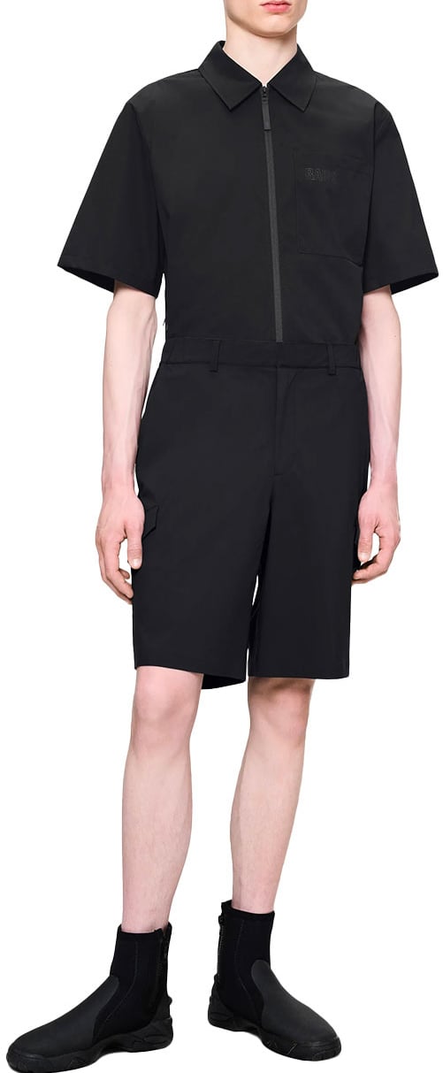 Rains rains suva hardshell shorts polyester noir Zwart