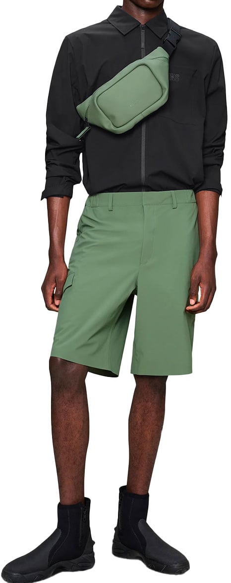 Rains rains suva hardshell shorts polyester well Groen