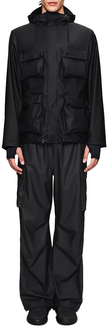 Rains veste de poche w3 well 2 Zwart