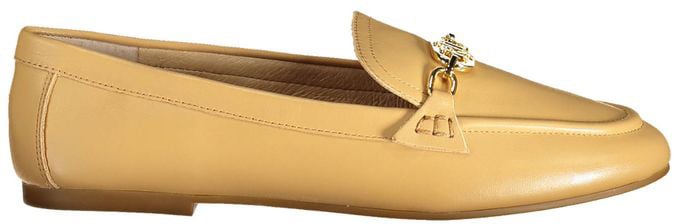 Ralph Lauren Beige Leather Womens Classic Shoe Beige