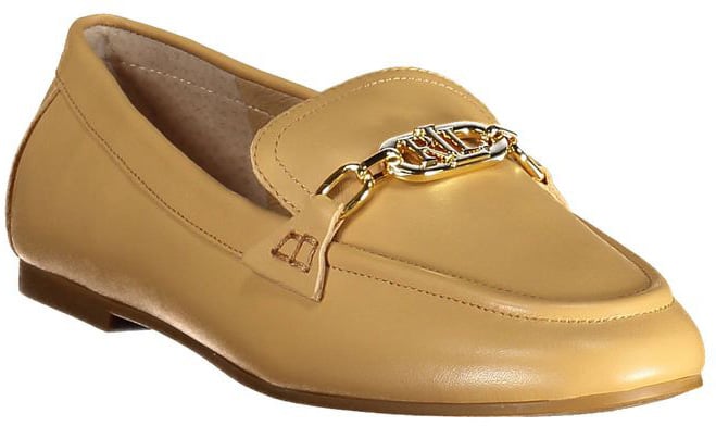 Ralph Lauren Beige Leather Womens Classic Shoe Beige