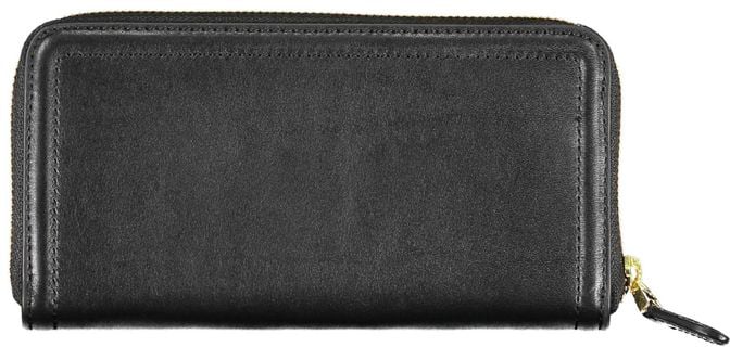 Ralph Lauren Ralph Lauren Black Polyurethane Women Wallet Zwart