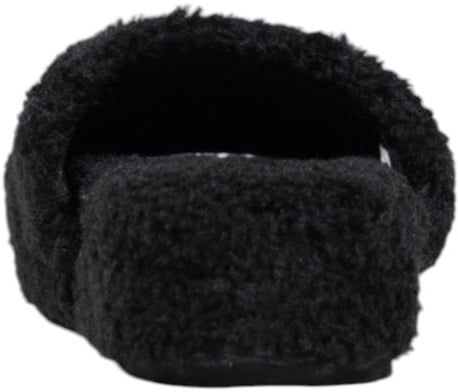Ralph Lauren Black Textile Slippers Zwart