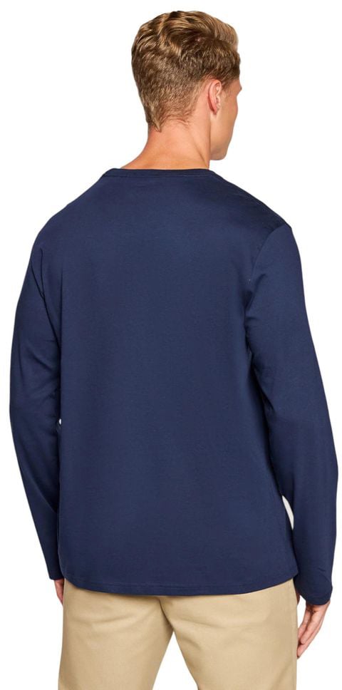 Ralph Lauren Blue Cotton Long Sleeve T-Shirt Blauw