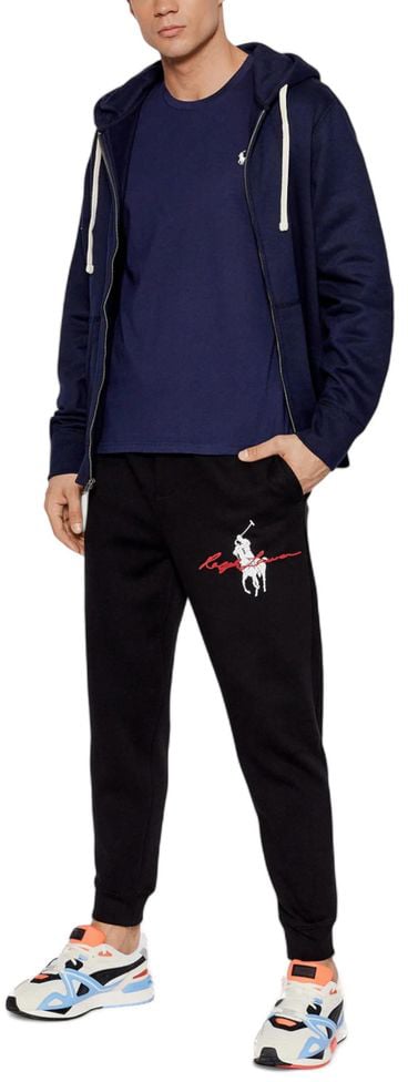 Ralph Lauren Blue Cotton T-Shirt Blauw