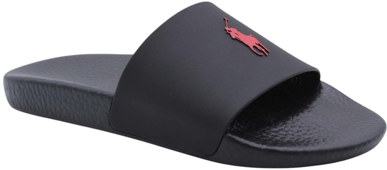 Ralph Lauren Slipper Black Zwart