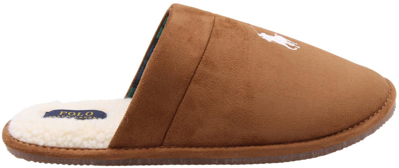 Ralph Lauren Pantoffel Brown Bruin