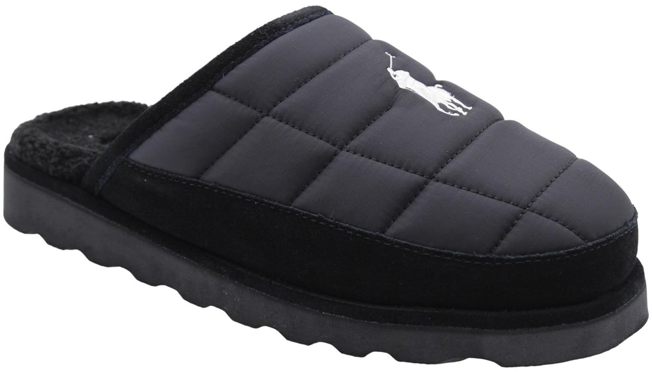 Ralph Lauren Pantoffel Black Zwart