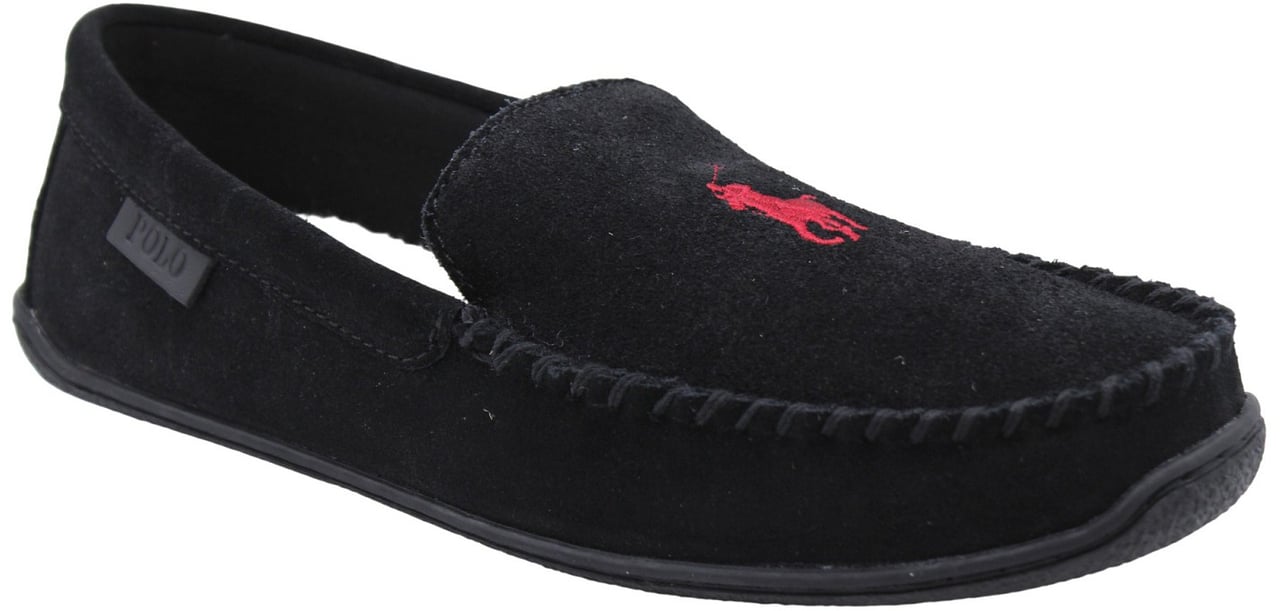 Ralph Lauren Pantoffel Black Zwart