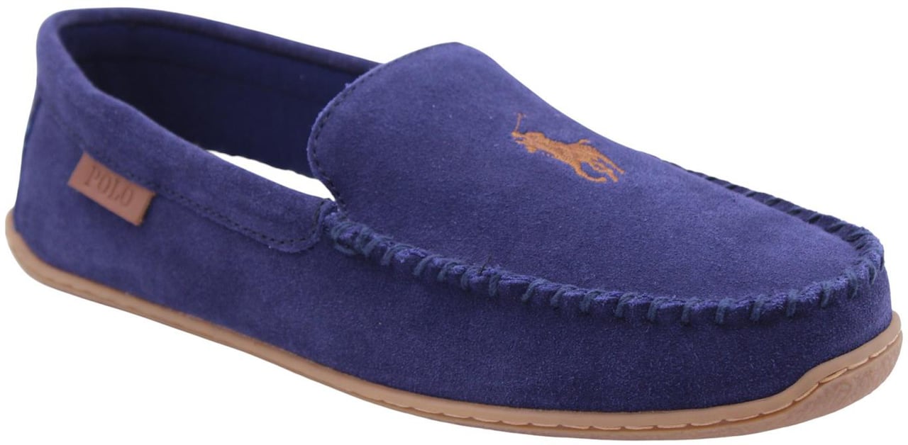 Ralph Lauren Pantoffel Blue Blauw