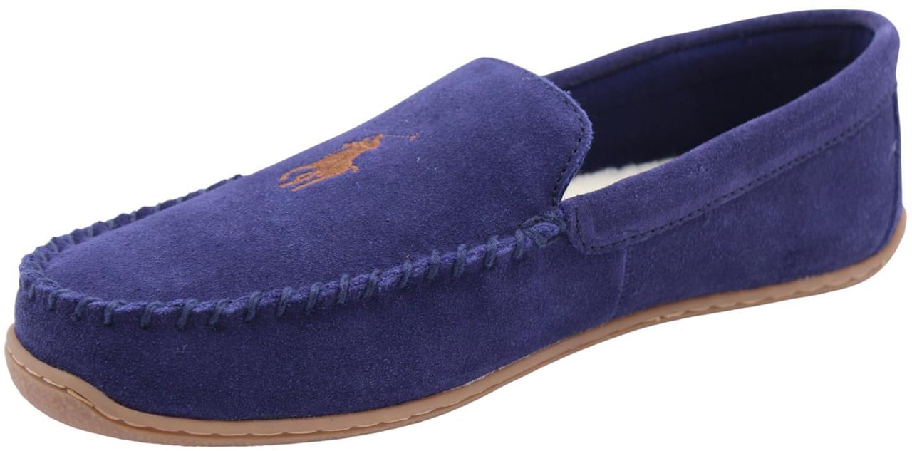 Ralph Lauren Pantoffel Blue Blauw