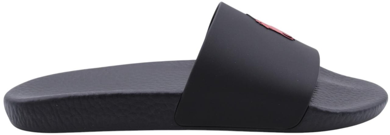 Ralph Lauren Slipper Black Zwart