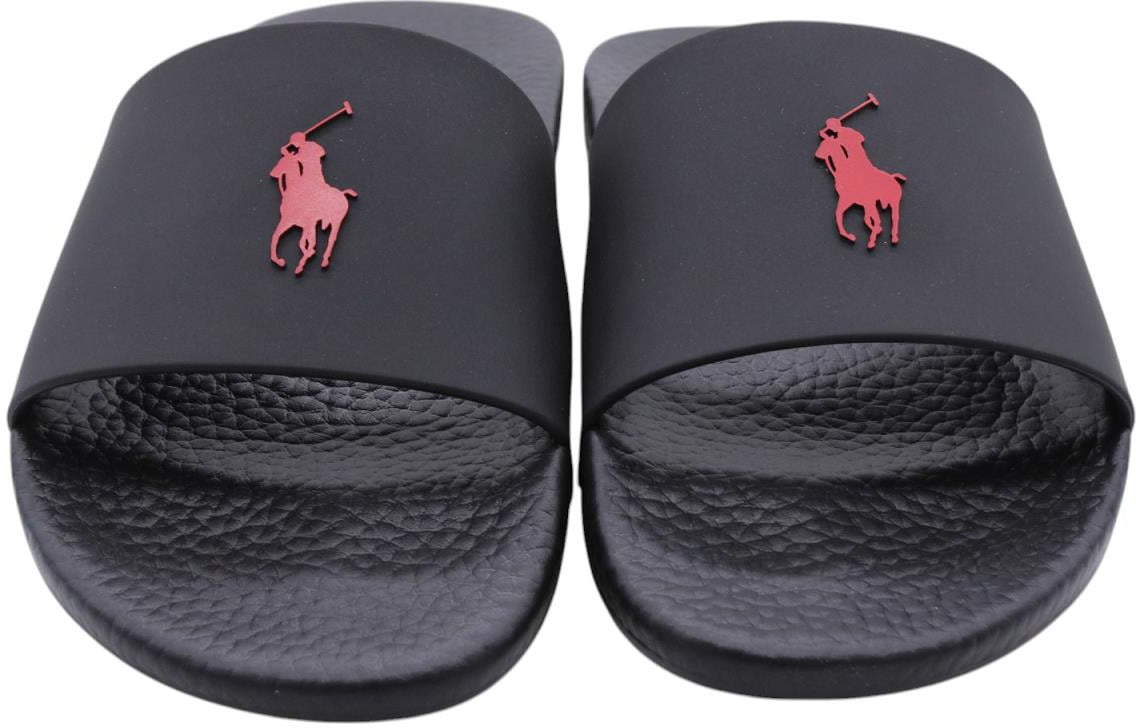 Ralph Lauren Slipper Black Zwart