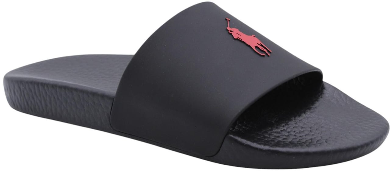 Ralph Lauren Slipper Black Zwart